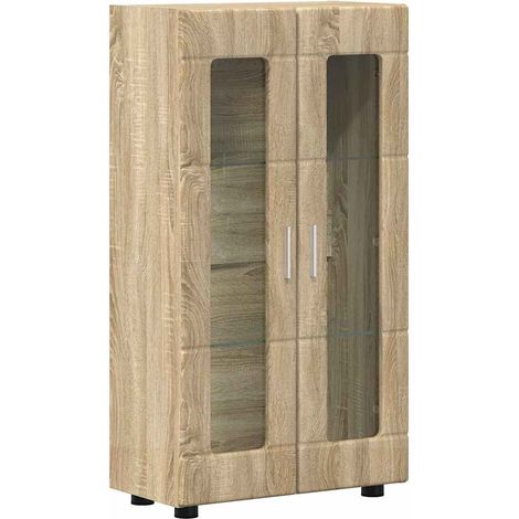 Sideboard FLORIN Sonoma Oak 55.5 x 29 x 100 cm Engineered Wood vidaXL