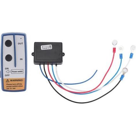 Treuil électrique télécommande sans fil système de contrleur 12V interrupteur d'alimentation pour véhicule tout-terrain (1/5)