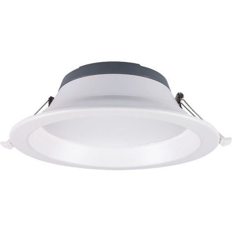 Spot LED Encastrable Faible éblouissement D200 26/35W 120lm/W CCT IP44 Rond Blanc Avec Transfo - 90 deg - Switch 3000-4000-5700K (1/5)