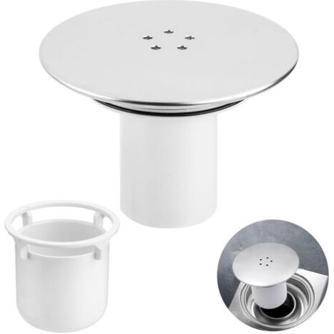 Remplacement du siphon de sol de 90 mm, du couvercle de siphon de sol de douche, du siphon de sol de douche universel, du couvercle de siphon de sol de douche et du couvercle d'entrée de siphon de sol (1/4)