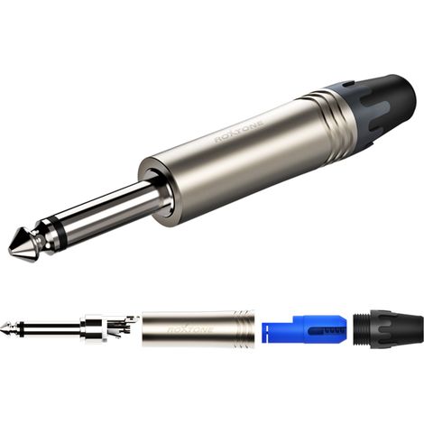 Connettore jack mono Roxtone J2NN da 6,3 mm (1/5)