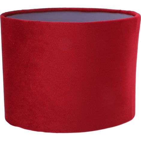 Abat-jour ovale en tissu E27 E14, utilisation universelle, couverture moderne pour sol de Table, bordeaux. (1/5)