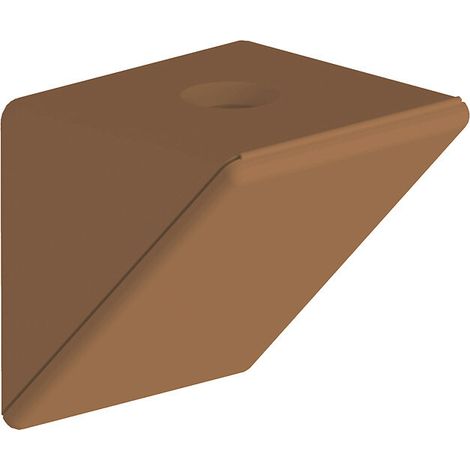 Taquet d'assemblage simple caramel - lot de 12 pièces
