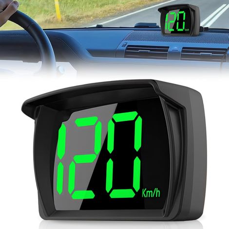 Compteur de Vitesse Numérique Universel pour Voiture - Affichage Tête Haute pour Vélo, Moto et Auto