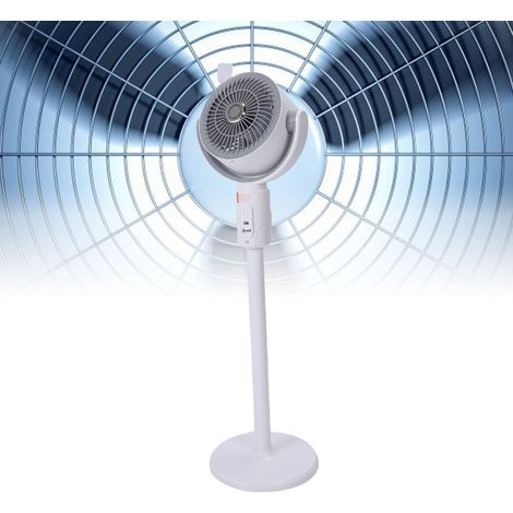 USB-wiederaufladbarer Standventilator, 4000 mAh Akkukapazität, höhenverstellbar, variable Geschwindigkeit, leise, für den Innen- und Außenbereich geeignet. (1/5)