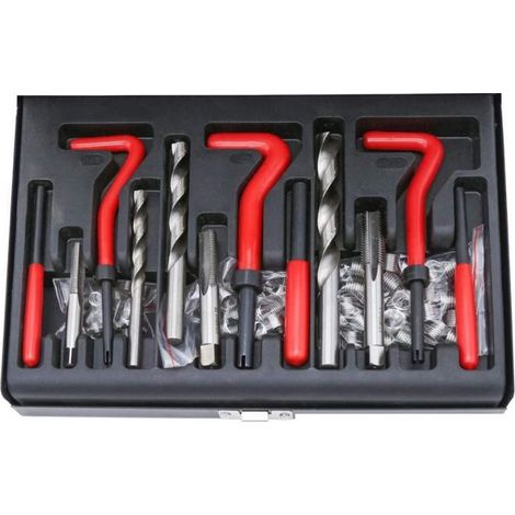 Kit de reparation des filetages m6 - m8 - m10 type helicoil- 88 pieces (1/3)