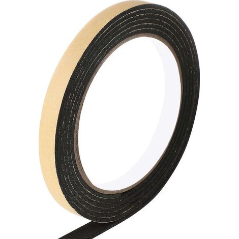Bandes de calfeutrage auto-adhésives pour cuisinière à gaz, comptoir de cuisine, portes et fenêtres-Black