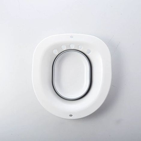 Bidet pliable gris 1 pièce, bassin de soins pour femmes enceintes et soins postopératoires, adapté au lavage du bassin et des fesses (1/5)