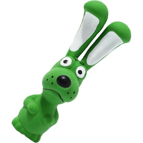 Jouet chien hippopotame latex couineur, résistant toutes tailles (1/5)