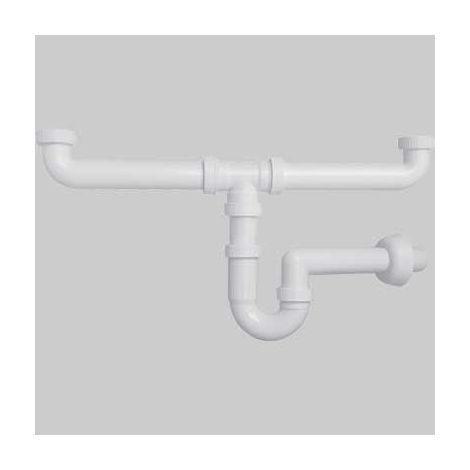 Sifone ad U Due Vie 11/2 x 40 Idroweb