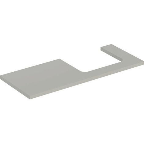 Geberit ONE Plan de lavabo, découpe à droite, 120x3x47 cm, (1/2)