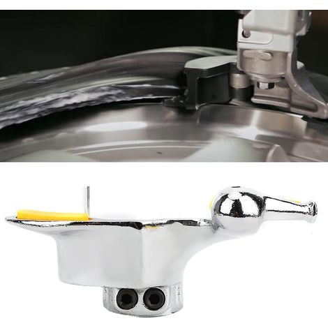Changeur de Pneus Tête de Canard avec Coussinets de Protection en Acier Inoxydable et Plastique – Outil Professionnel pour Démontage Facile des Pneus de Voiture (30") (1/5)