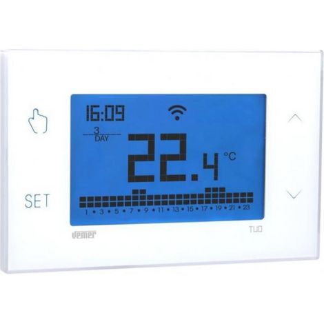Chronothermostat ihr vemer ve788600-wifi-touch-white