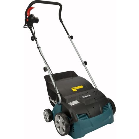 Makita – Scarificateur électrique 1300W – Largeur de coupe 32 cm – 5 positions de réglage – Interrupteur d'homme mort – Pour pelouses de taille moyenne