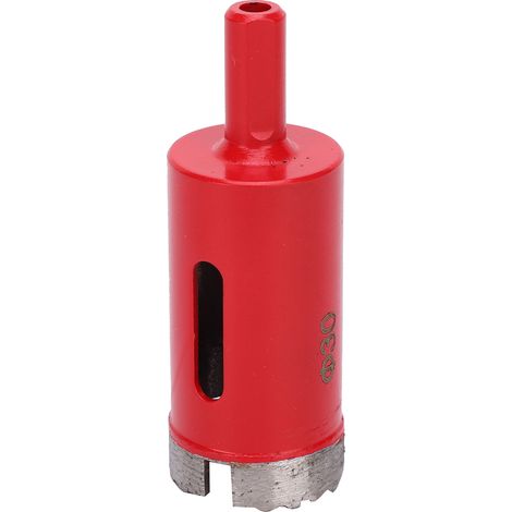 Foret diamanté à dents ondulées pour carrelage, marbre et granit - Scie cloche - Diamètre : 30 mm (1/5)