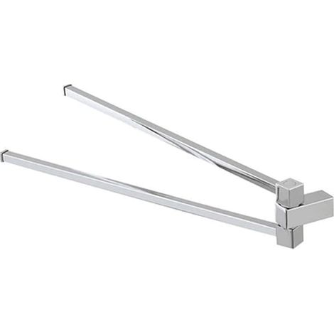 PORTA ASCIUGAMANI 39 CM CROMATO SERIE UNICA Cromo Accessori Arredo Bagno