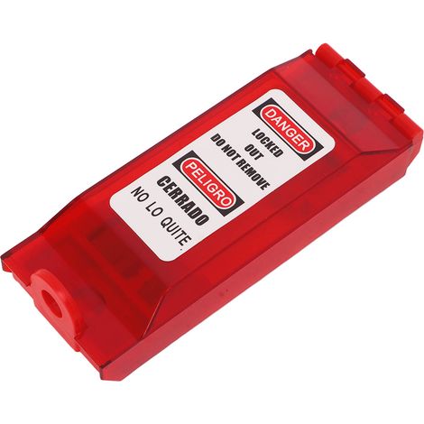 Cadenas de Sécurité pour Interrupteur avec Couvercle Transparent - Système de Verrouillage à Clé (1/5)