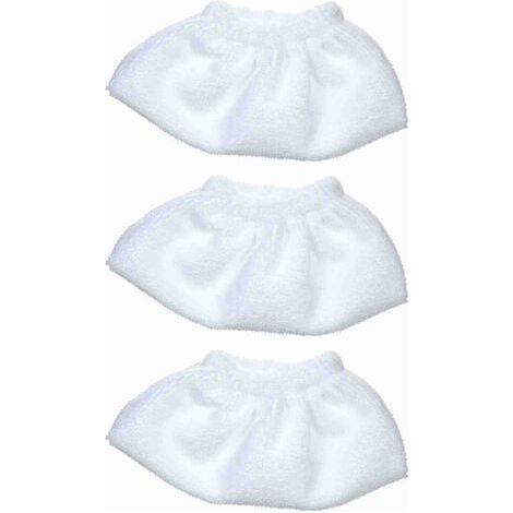 Lot de 3 chiffons de rechange pour aspirateur Karcher SC2/ SC3/ SC4/ SC5, chiffons éponge, housse de buse, accessoires (1/4)