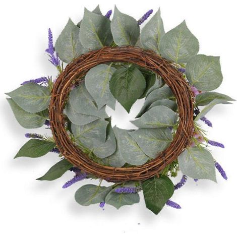 Couronne florale artistique printanière, célébrez la beauté du printemps, 45 cm / 17,7 pouces (1/4)