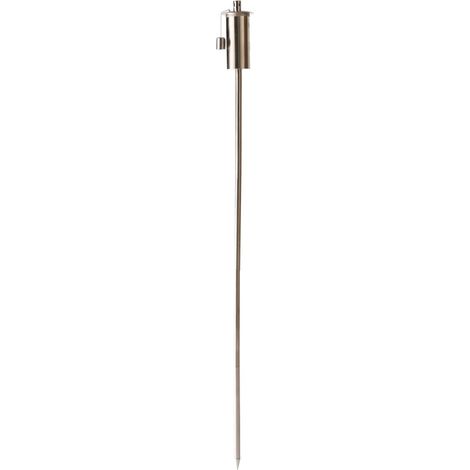 Vx Torche à huile acier inoxydable sur piquet jardin (1/5)