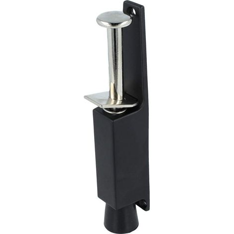 Amig - Fermaporta a Pedale in Gomma Mod.11 per Tenere e Mantenere Aperte le Porte Arresto Verticale in Zamak Anti-Sbatto Dimensioni: 165 x 30 mm Corsa: 45 mm Nero (1/4)