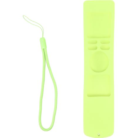 Coque télécommande TV en silicone doux, antidérapant et antichoc pour Xiaomi Mi TV 4S, vert fluo (1/5)