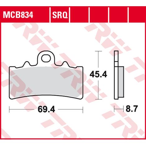 PASTILLAS DE FRENO TRW ZF KH606 SINTER STREET BMW G 310 R / GS 16-, C 400 GT / X 18-, KTM DUKE 125 11-, 390 ADV / DUKE 13-, DELANTERAS