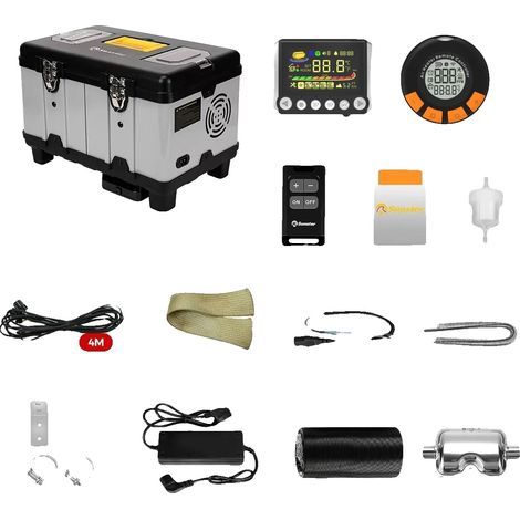 Chauffage à air diesel, télécommande, détection de monoxyde de carbone, TB10 pro avec co (1/2)