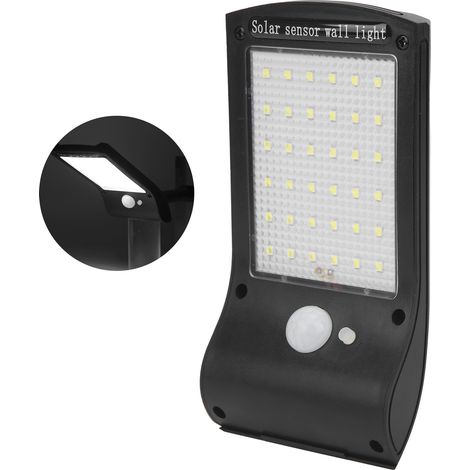 36-LED-Solar-Stehleuchte für den Außenbereich mit Bewegungsmelder, Wandbeleuchtung für Garage und Garten, kabellos, wasserdicht (1/5)