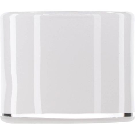 Photophore Déco "Gloria" 8cm Blanc (1/5)