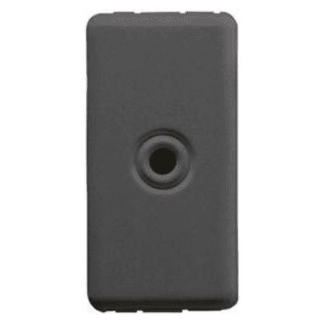 GEWISS-COPRIFORO 1 MODULO USCITA CAVO SY/BK