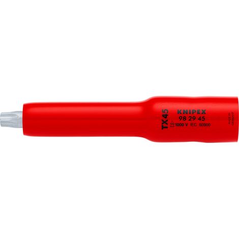 KNIPEX 98 29 45 Chiave a bussola (doppio esagono) per TX45 117 mm