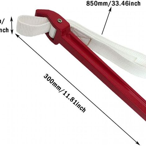 Clé à sangle universelle, clé à sangle en caoutchouc, clé à sangle multi-outils, clé à sangle universelle réglable standard en alliage d'aluminium (1/5)
