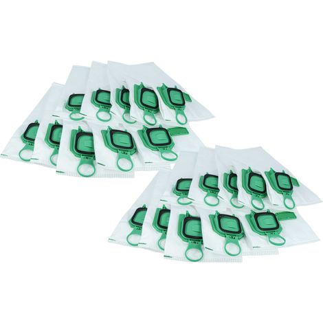 vhbw 20x sacchetto sostituisce Vorwerk FP140/150 per aspirapolvere - 29,5cm x 13cm Bianco (1/4)