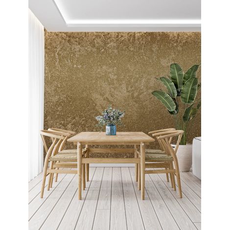Papier peint pierre texture doree eclatante 1 - 150 x 250 cm (1/2)