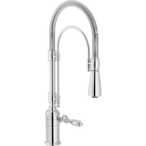 NOBILI Charlie rubinetto cucina con doccia estraibile con bocca girevole codice prod: CH75300CR (1/4)