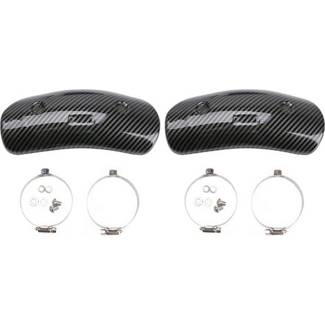 protectores universales para silenciador de escape de motocicleta, protectores de piernas, protectores de calor para Yoshimura AR SC AK C (1/2)