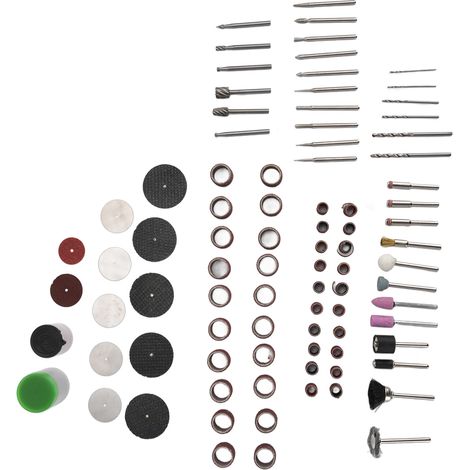Kit d'accessoires pour outil rotatif universel de 141 pièces. (1/5)