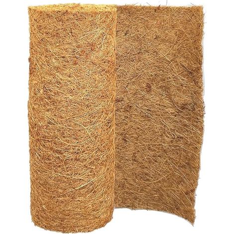 Insert en fibre de coco 30 x 100 cm pour suspensions en fibre de coco. Convient à une utilisation intérieure et extérieure. La fibre de coco peut être découpée à la dimension souhaitée pour les suspen (1/5)