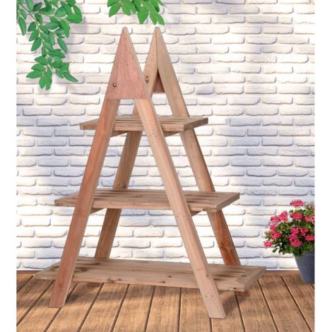 ESTANTERIA MADERA 3 ESTANTES 48x32x79 CM (1/4)