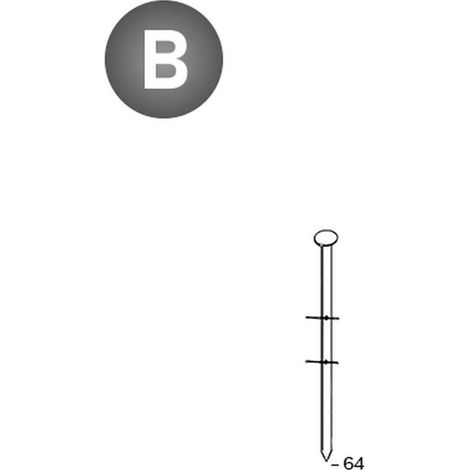 6 000 Pointes Lisses 16° (Coil) - 2.8x64 mm - D-Work (1/4)