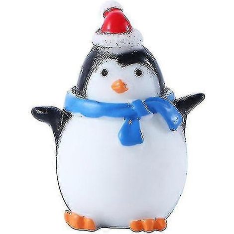 Décorations de pingouins de bureau, jouet à faire soi-même, micro-paysage miniature de pingouins pour Noël (1/4)