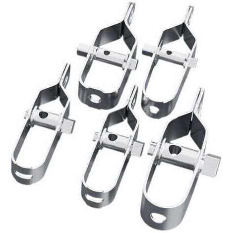 Tirants d'attache en acier galvanisé – 5 tirants par paquet, 100 mètres, adaptés à la fixation des jantes de roues, etc. (1/4)