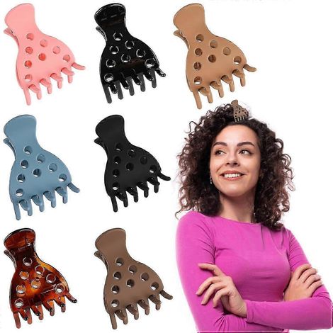 Lot de 7 pinces à cheveux pour donner du volume aux racines, accessoires de coiffure, pinces volumisantes pour cheveux bouclés, sans marques, pour un effet volume naturel.