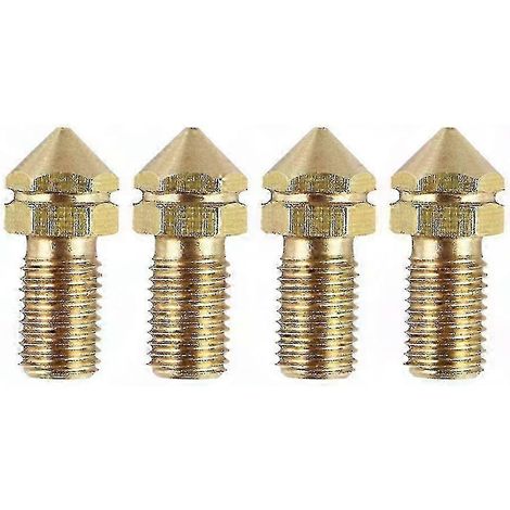 Ersatzdüse aus Messing (0,4 mm) für Ultimaker 3 und UM3 3D-Drucker – 4er-Pack, kompatibler Druckkopf, präziser Ersatz. (1/5)