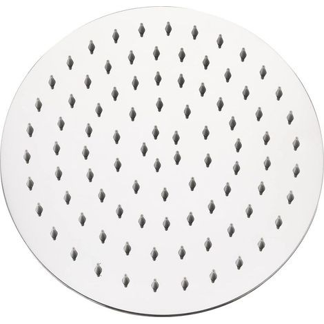 Douche pluie ronde en acier inoxydable 304 ultra-fine – 25 cm, finition élégante et design minimaliste pour salle de bain moderne (1/5)