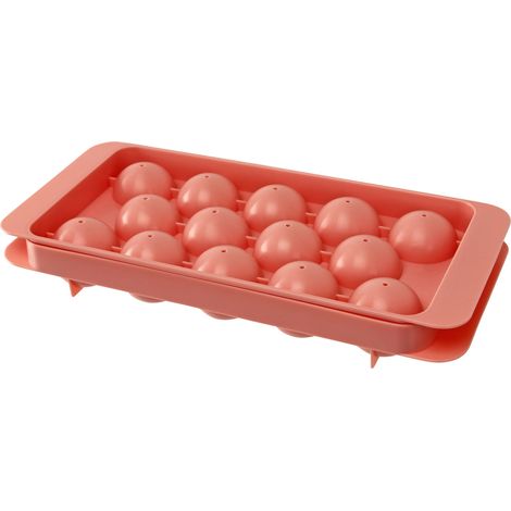 ALPINA Boîte à glaçons, forme boule, rose (1/3)
