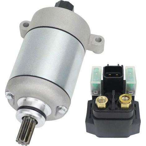 Démarreur et relais, compatibles avec Yamaha Grizzly 550 700 2009-2022 et Kodiak 700 2016-2022, références : 19500 28p-81890-00-00 410-58036 Smu0512