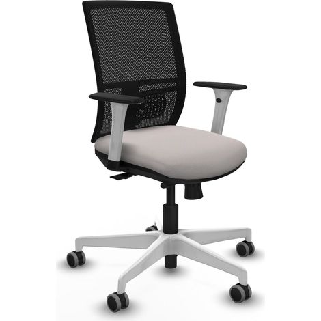 Silla de oficina piqueras y crespo Yunquera traslack negro simil cuero (1/2)