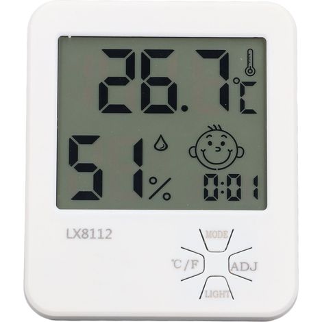 Digitales elektronisches Thermometer-Hygrometer für den Heimgebrauch, Temperatur- und Feuchtigkeitssensor. (1/5)